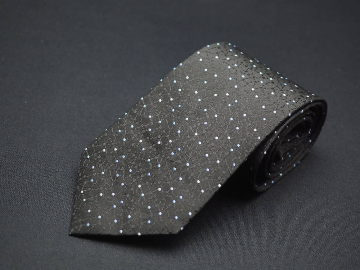 美品【Calvin Klein カルバンクライン】 G1343 ブラック系 アラ商事 SILK ブランド ネクタイ 古着 良品 転売 仕入_画像2