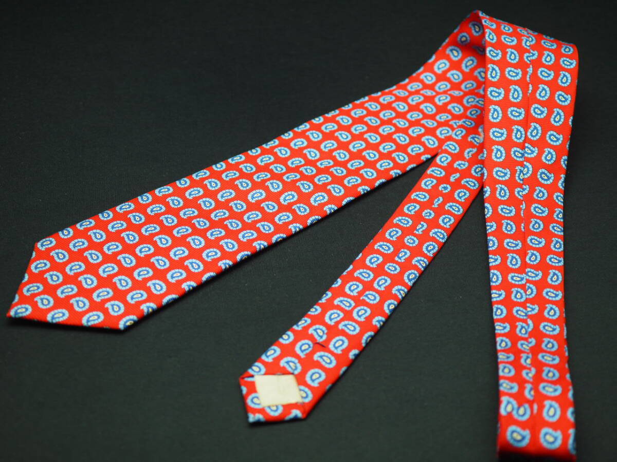  прекрасный товар [Paul Stuart paul (pole) Stuart ] G1762 красный серия SILK бренд галстук б/у одежда хорошая вещь перепродажа скупка 