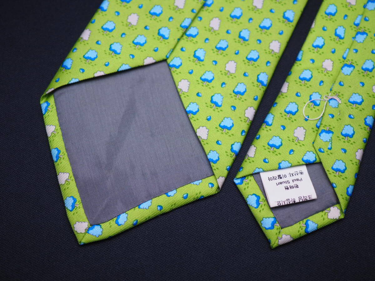  не использовался товар [Paul Stuart paul (pole) Stuart ] G1763 SILK бренд галстук б/у одежда хорошая вещь перепродажа скупка 