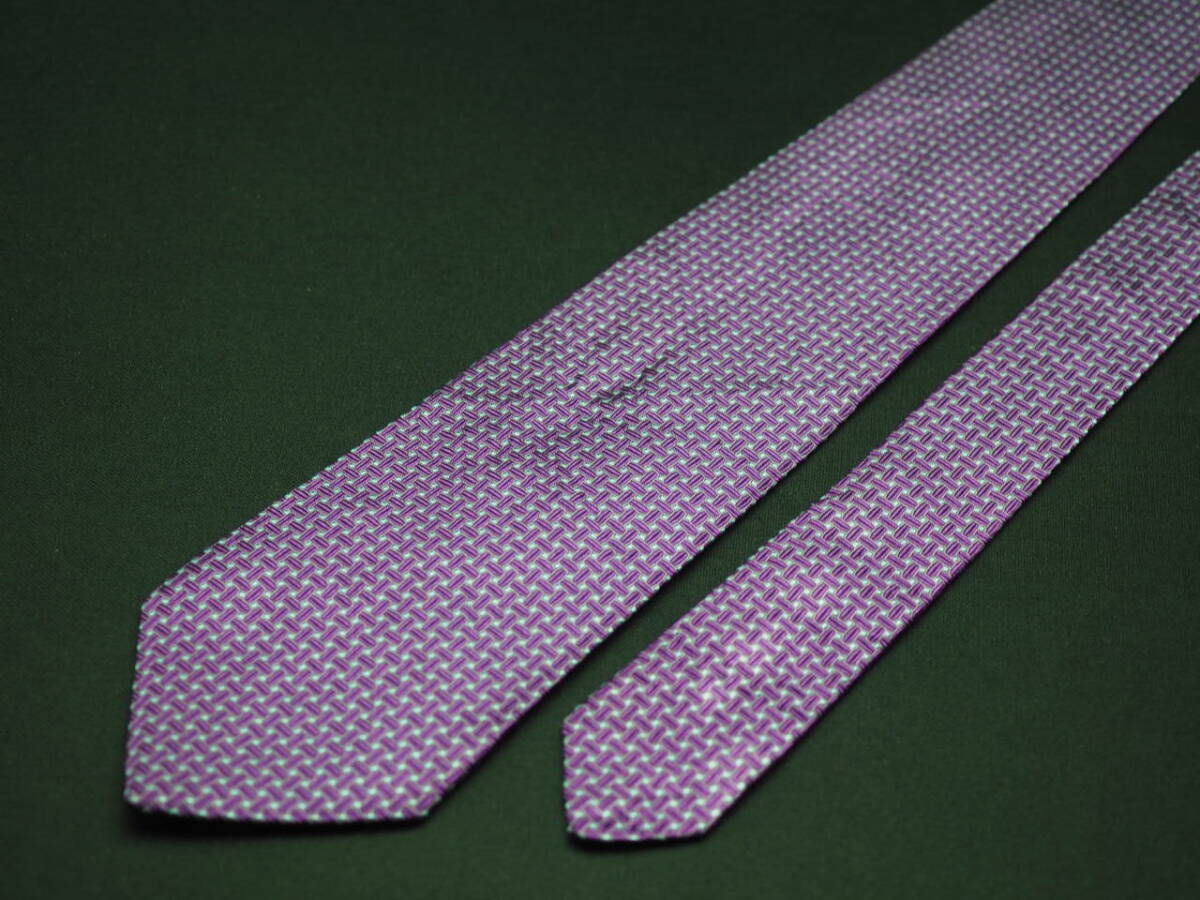 未使用品【BROOKS BROTHERS ブルックスブラザーズ】 G2081 パープル系 SILK ブランド ネクタイ 古着 良品 転売 仕入_画像3