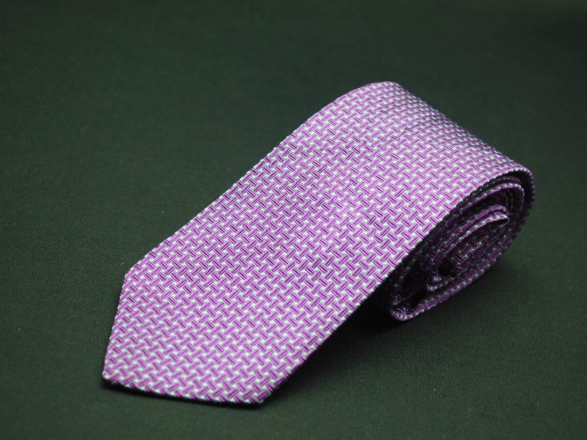 未使用品【BROOKS BROTHERS ブルックスブラザーズ】 G2081 パープル系 SILK ブランド ネクタイ 古着 良品 転売 仕入_画像2