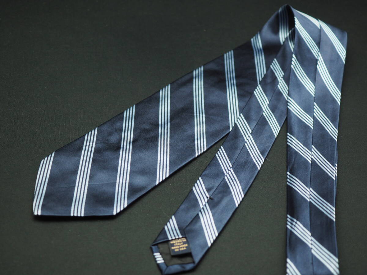 美品【BROOKS BROTHERS ブルックスブラザーズ】 G2185 USA ネイビー SILK ブランド ネクタイ 古着 良品 転売 仕入_画像6