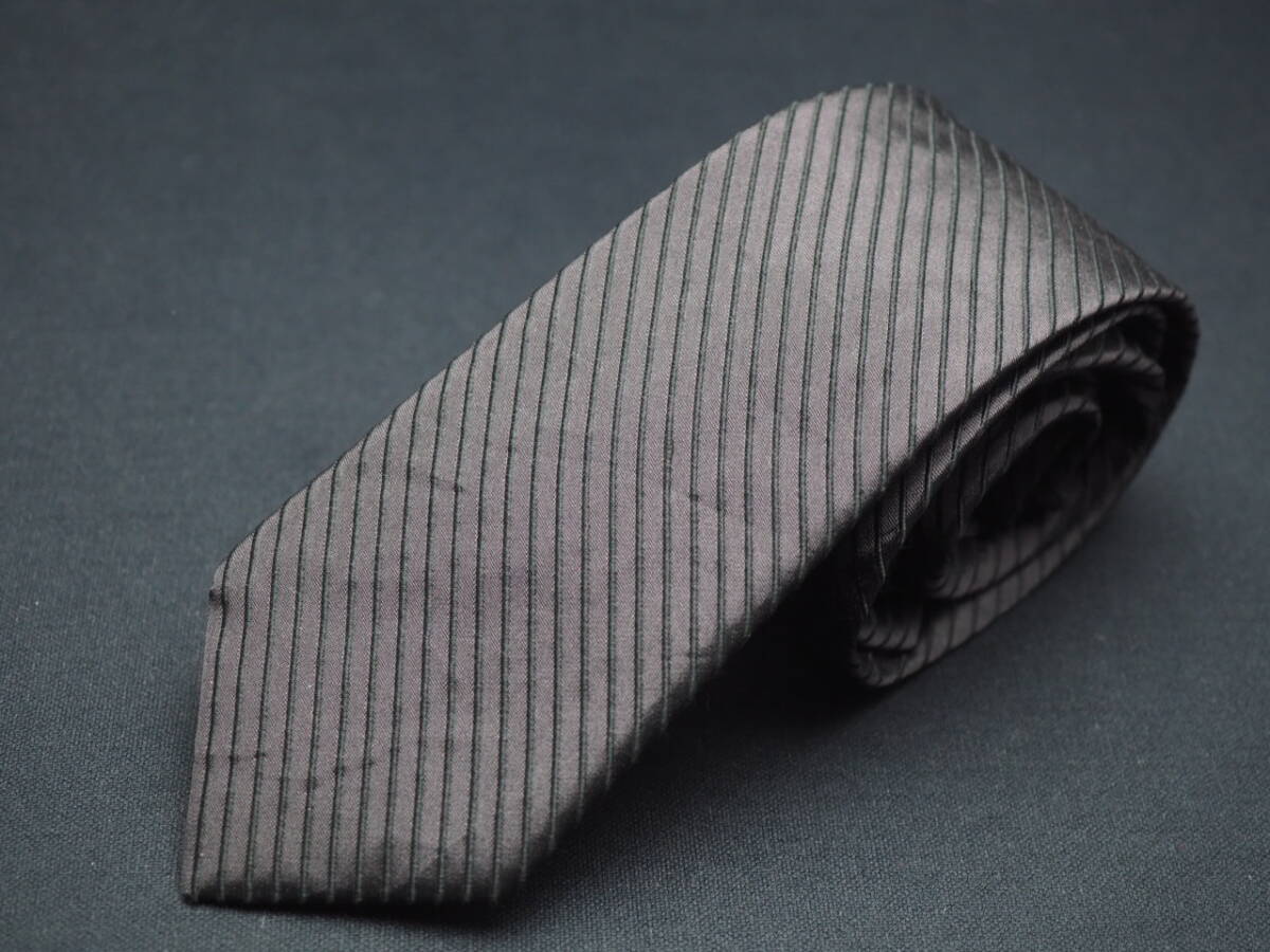 【Calvin Klein カルバンクライン】 G2279 細身 ブラック SILK ブランド ネクタイ 古着 良品 転売 仕入_画像2