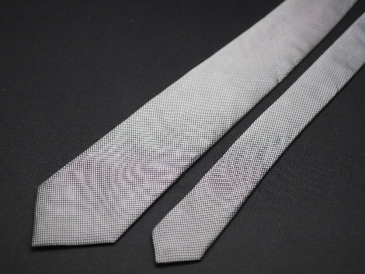 美品【Calvin Klein カルバンクライン】 G2315 グレー系 SILK ブランド ネクタイ 古着 良品 転売 仕入_画像3