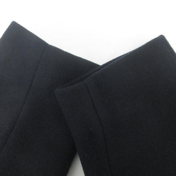H■ユナイテッドアローズ/UNITED ARROWS GLR SENTDALE WOOL チェスターコート【S】紺/MENS■119【中古】_画像3