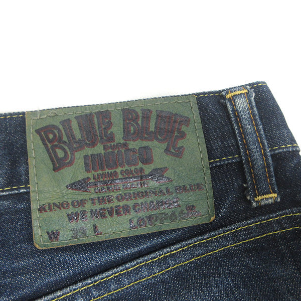 H■ブルーブルー/BLUE BLUE ストレートデニムパンツ ジーンズ【32】MENS■7 【中古】_画像3