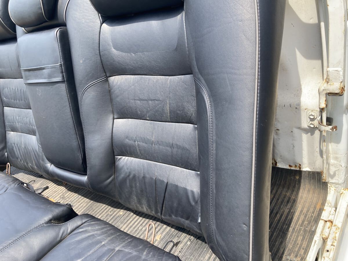 トヨタ 16アリスト 純正リアシート ベルテックス？　傷汚れあり _画像4