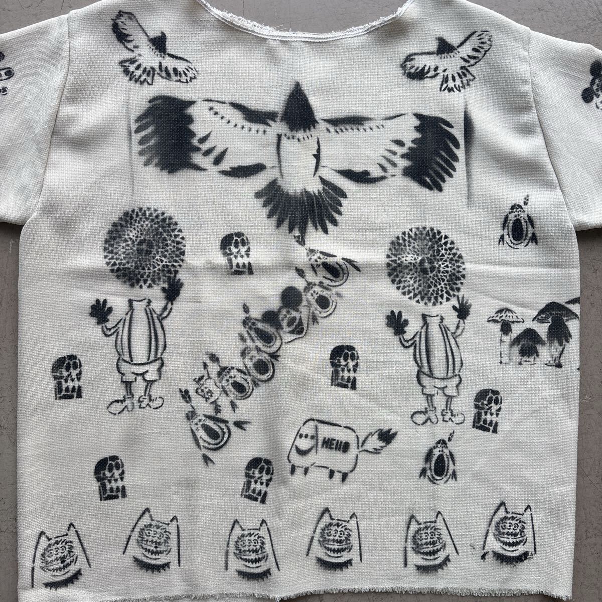 希少 激レア 50s 60s 70s ビンテージ ヴィンテージ メモリアル プルオーバー シャツ スウェット ビックサイズ 染み込み USA製 506XX 大戦 _画像5