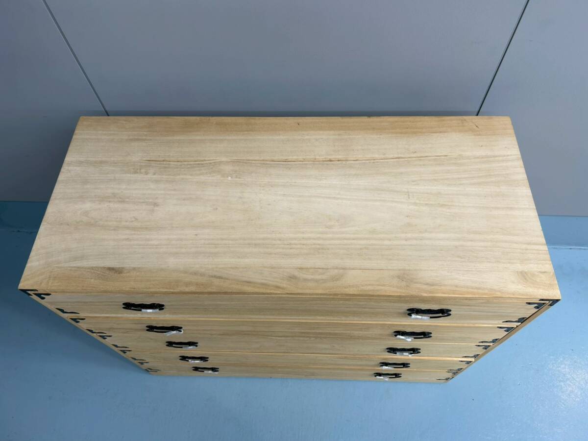ut60000*桐ダンス 桐箪笥 和家具 レトロ 着物箪笥 たんす 着物収納 和箪笥 _画像3
