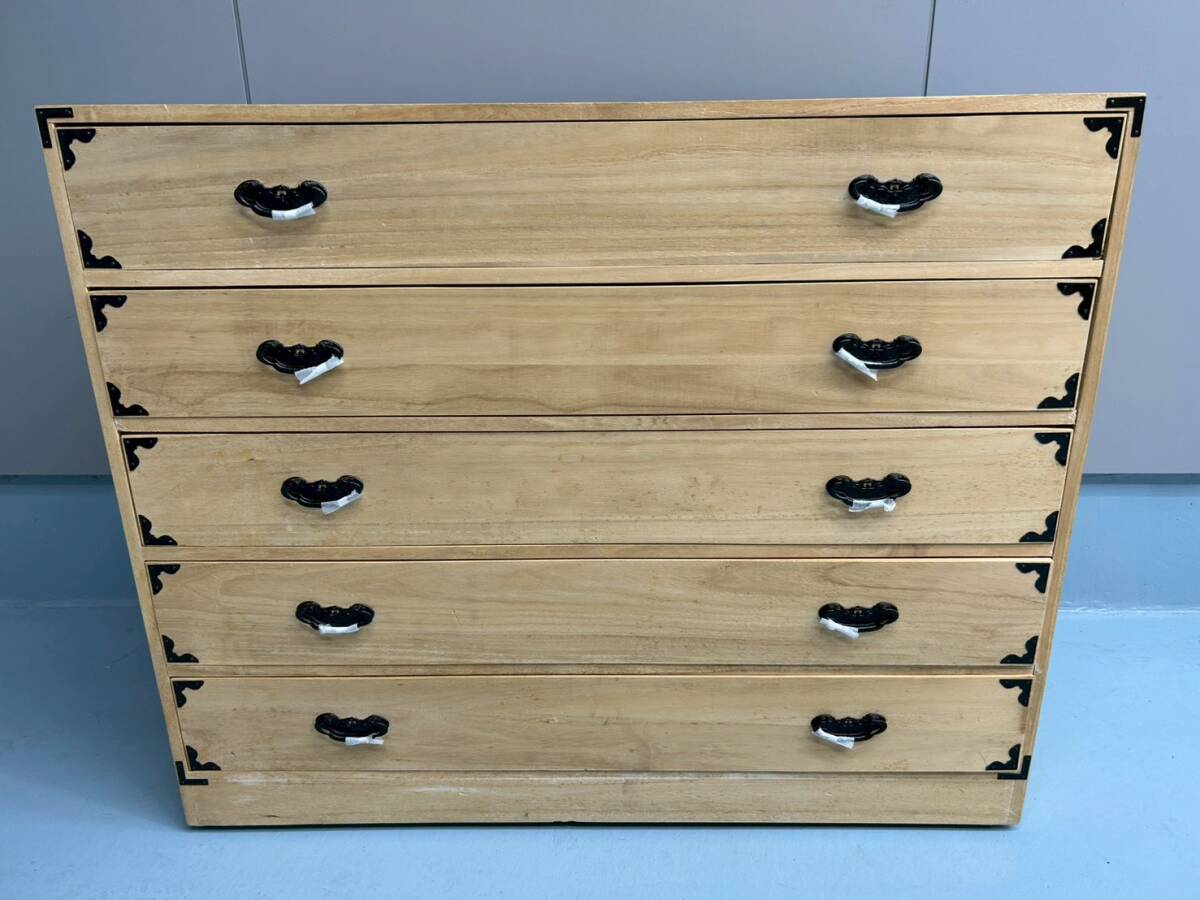 ut60000*桐ダンス 桐箪笥 和家具 レトロ 着物箪笥 たんす 着物収納 和箪笥 _画像1