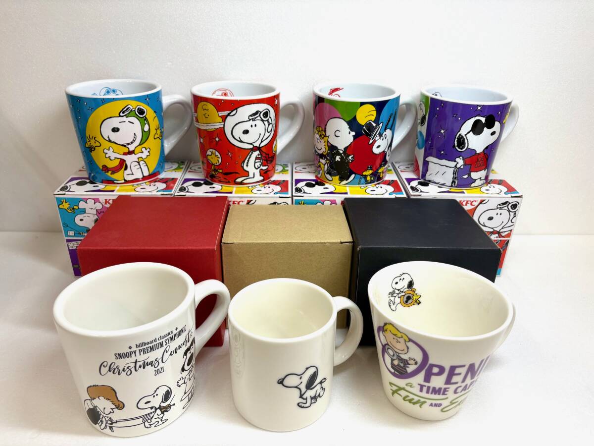 F11111H 1スタ マグカップ おまとめ ケンタッキー・フライド・チキン PEANUTS ピーナッツ スヌーピーマグカップ 等 長期保管品 現状品_画像1