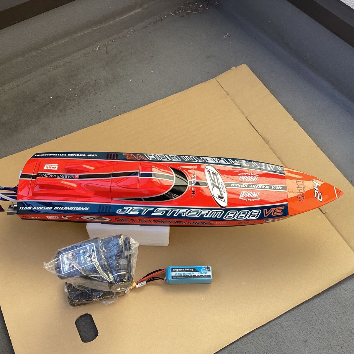 JETSTREAM888VE 電動レーシングボートレディーセット_画像1