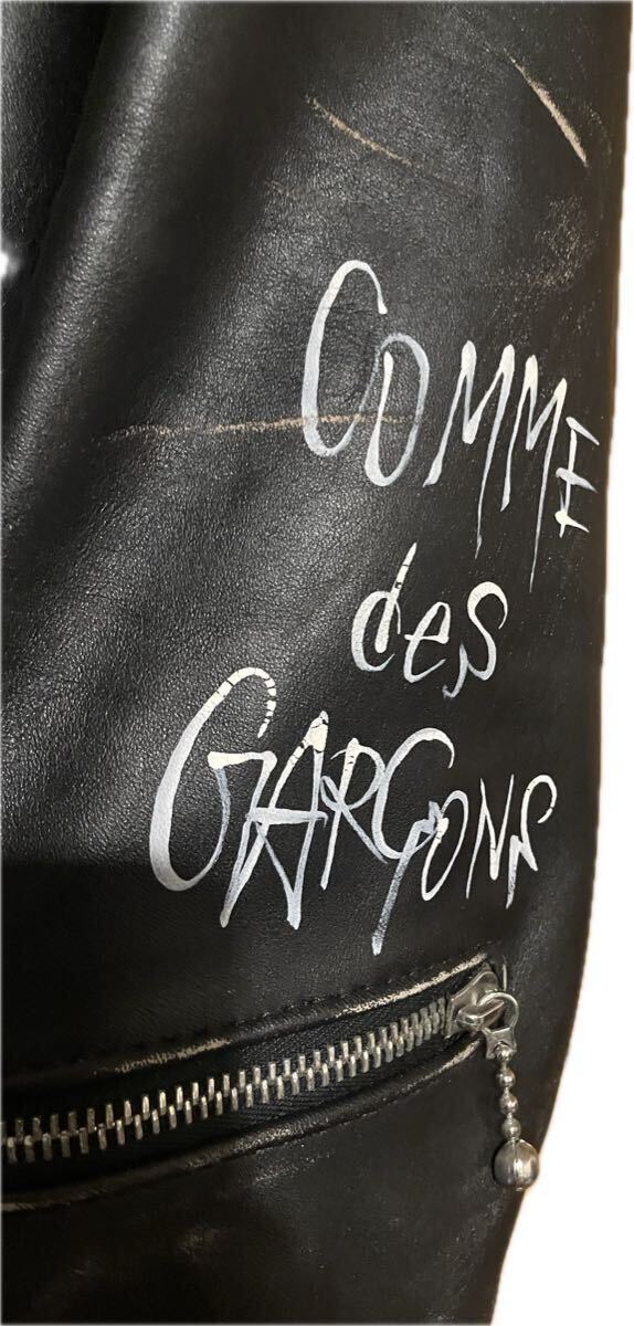 コムデギャルソン ライトニング 青山限定 ルイスレザー COMME des GARCONS サイズ40_画像3