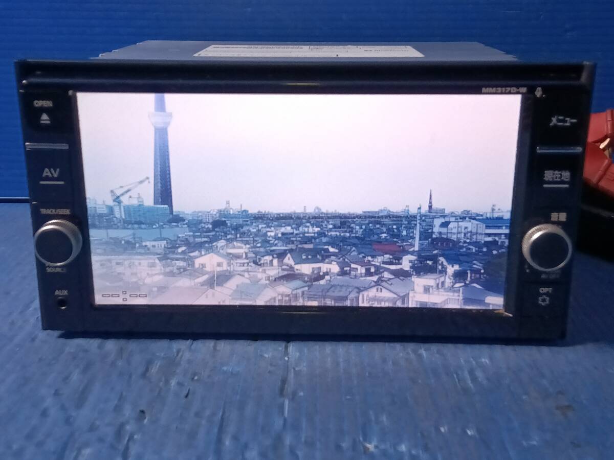 日産純正ナビ MM317D-W 地図データ2020年版 フルセグ/CD/DVD/SD/USB/Bluetooth 動作確認OK 1030-2_画像5