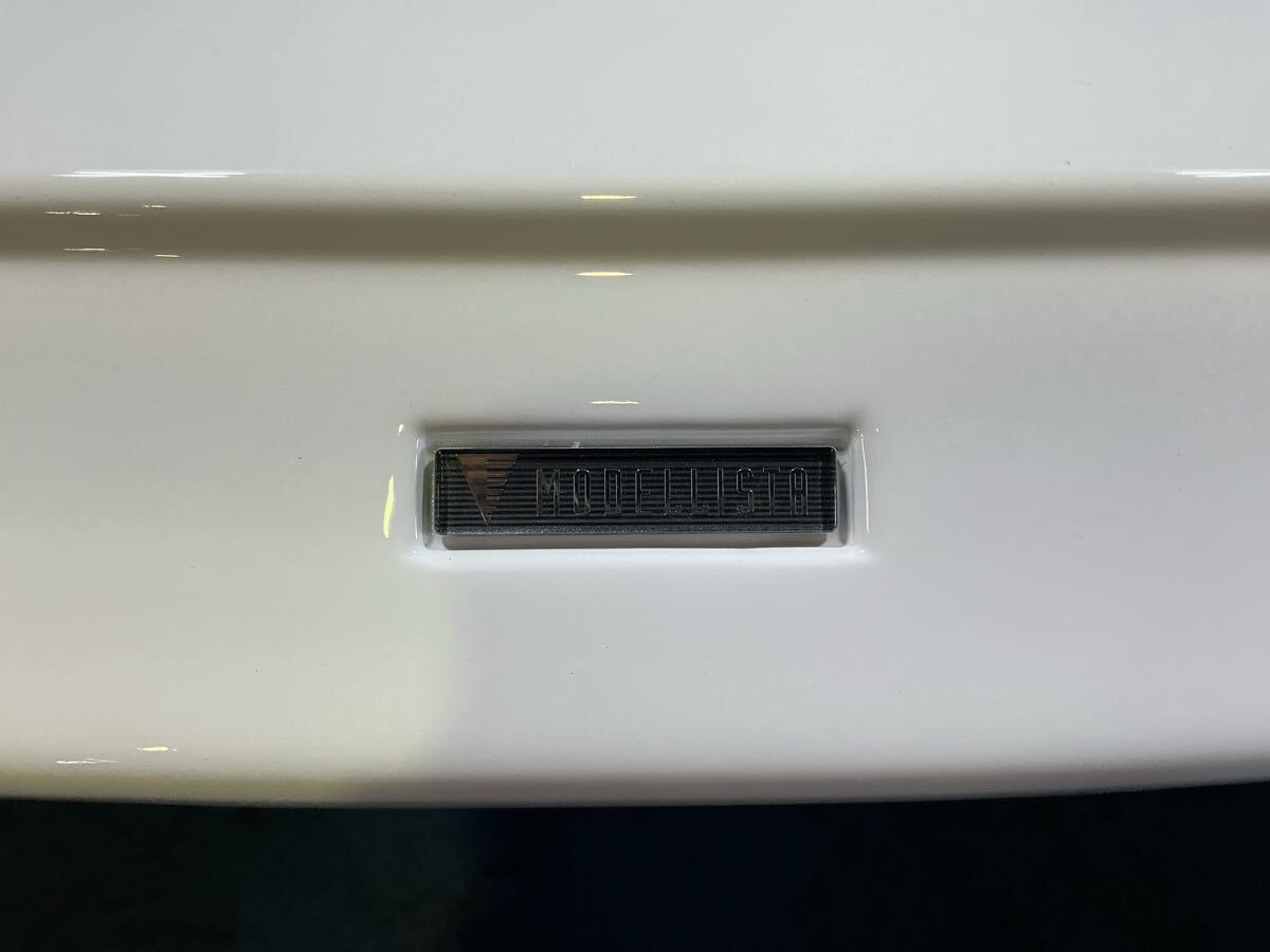 トヨタ　ZVW30　プリウス　前期　モデリスタ　271　フロント　ハーフスポイラー　パールホワイト / 040　割れ・傷補修品　　　1126-5_画像4