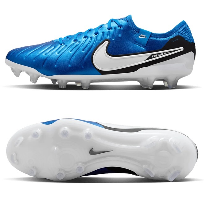 27㎝ ナイキ ティエンポ レジェンド 10 エリート FG 青/黒/白 DV4328-400 NIKE TIEMPO LEGEND X ELITE FG スパイク 天然芝用_画像2
