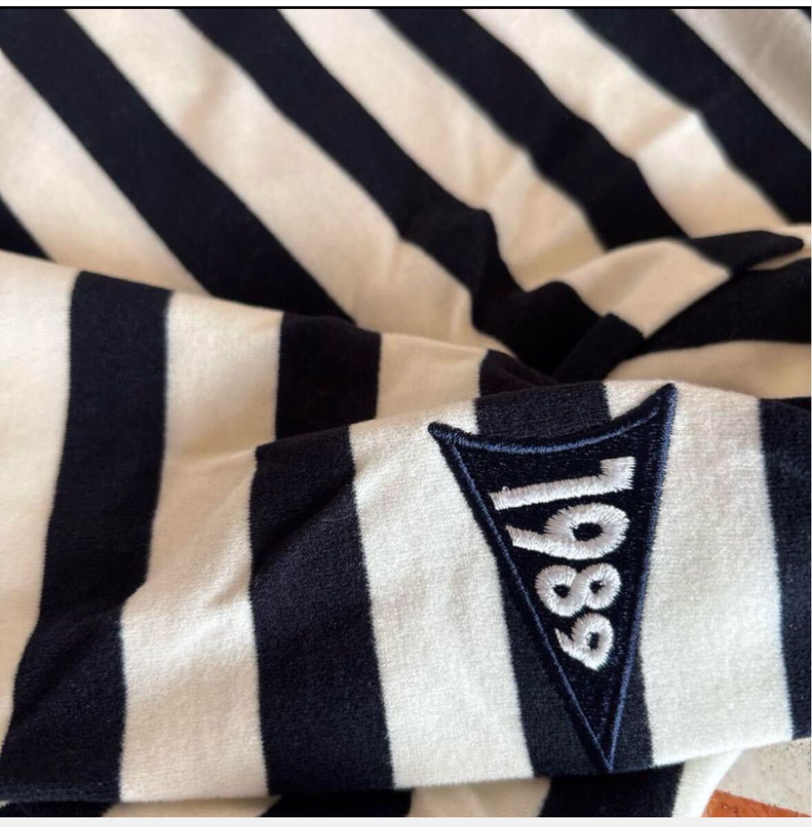 パーリーゲイツ PEARLY GATES ボーダー プレミアムウォーム長袖ハーフジップアップカット トップス _画像7