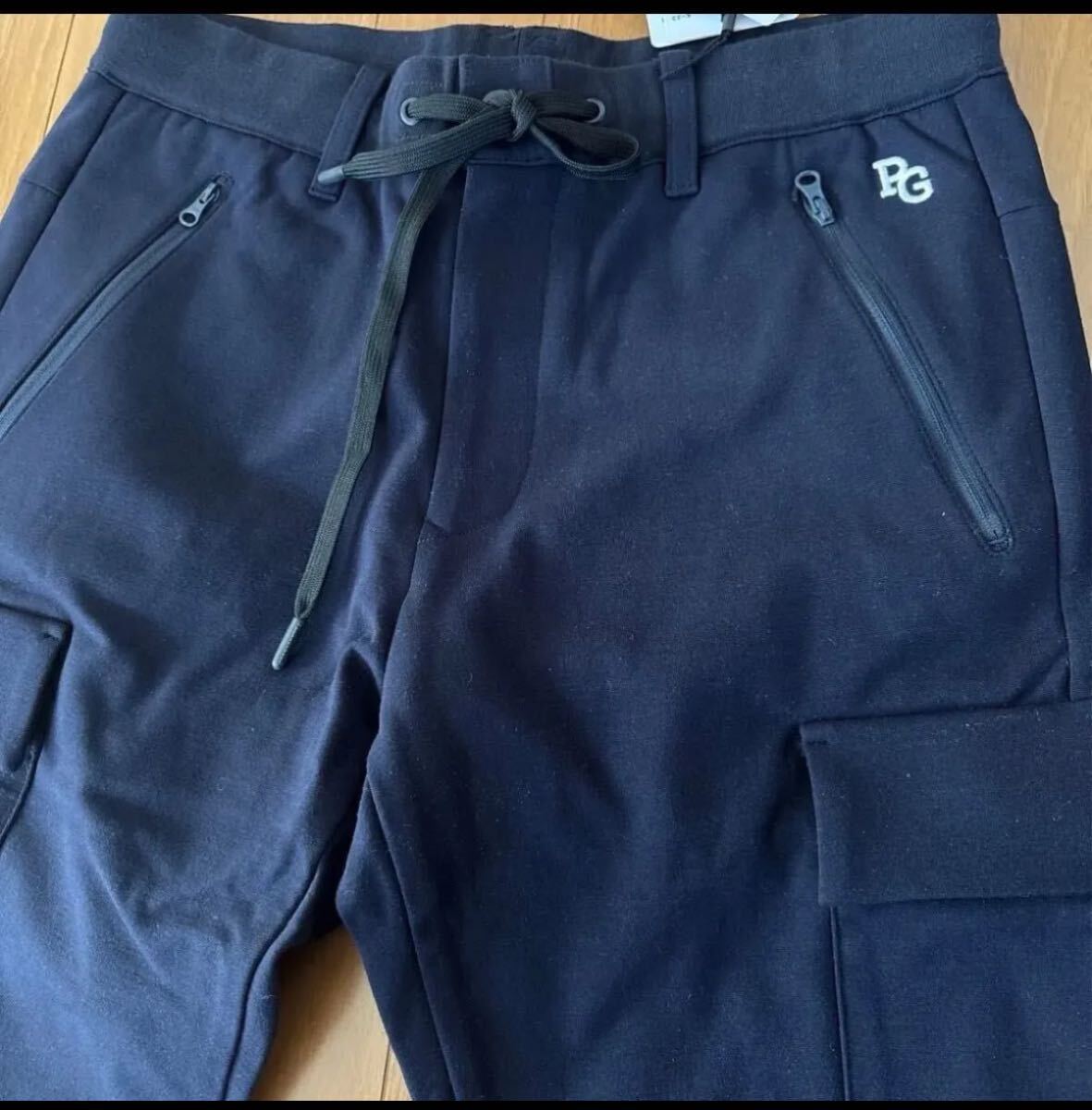 新品 パーリーゲイツ スウェット カーゴ ジョガー パンツ 裏起毛 ラグウォーム 053-3131009★4 値下不可_画像2