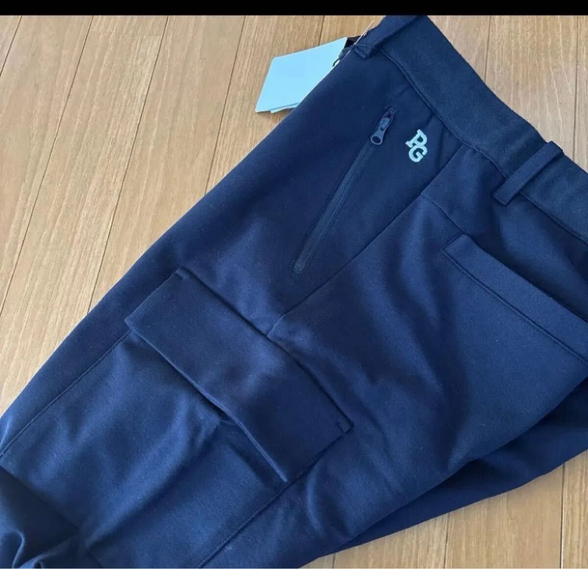 新品 パーリーゲイツ スウェット カーゴ ジョガー パンツ 裏起毛 ラグウォーム 053-3131009★4 値下不可_画像4