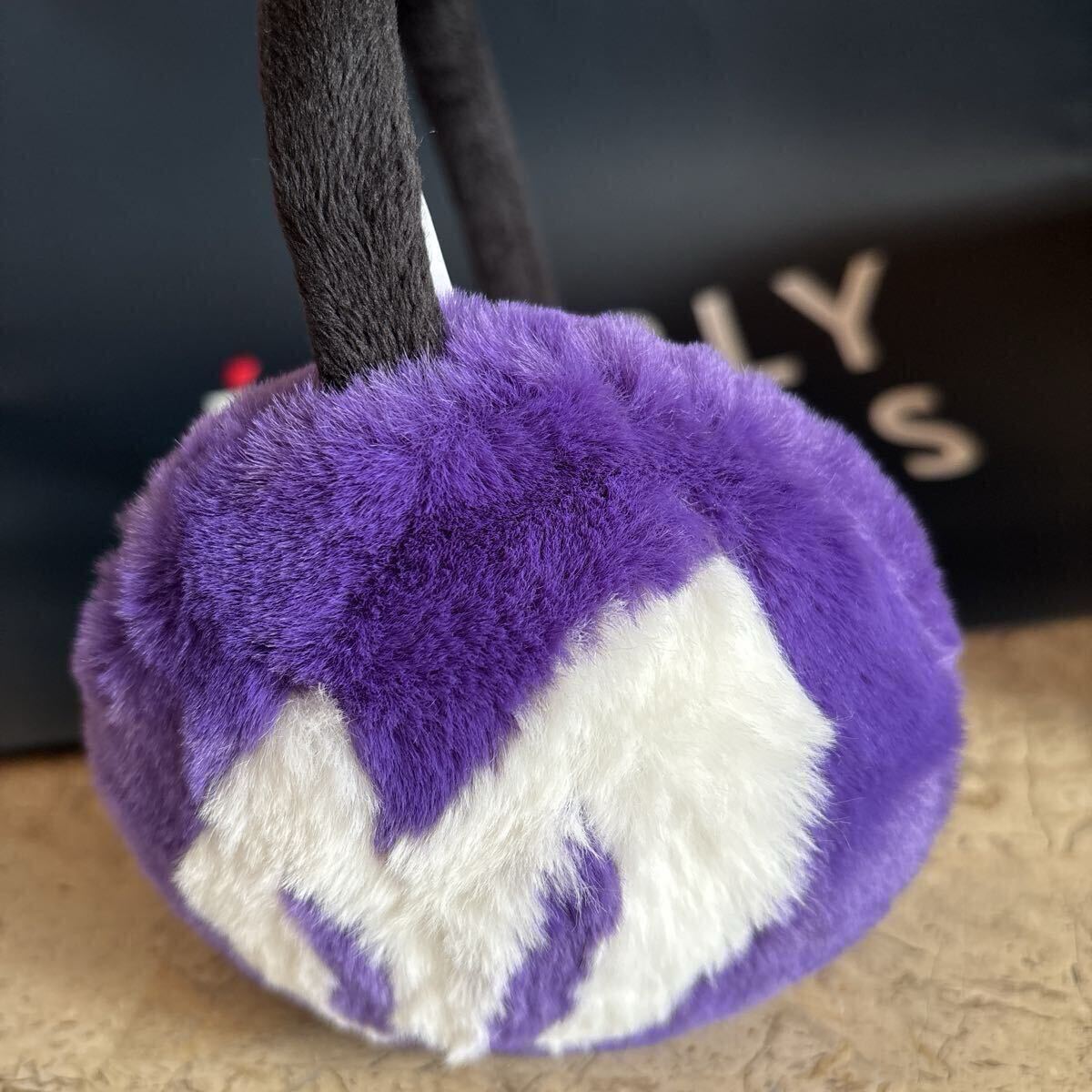 MASTER BUNNY EDITION マスターバニーエディション フェイクファー　イヤーマフ 耳あて　防寒　パープル　　パーリーゲイツ_画像1