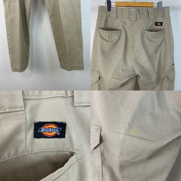 Dickies Flex ディッキーズ ワークパンツ ベージュ メンズ 古着 ワーク系 WP594DS_画像3
