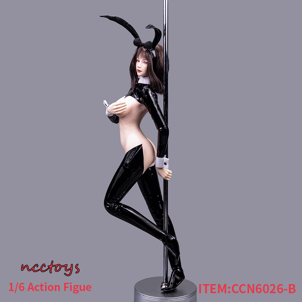 ncctoys　CCN-6026B　1/6サイズ　アクションフィギュア　ドール用　逆バニー衣装　黒_画像2