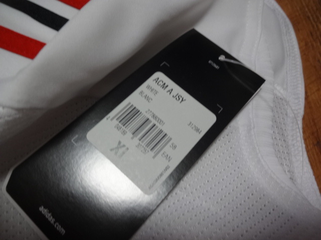 ACミラン 正規品 ユニフォーム シャツ 2008/2009 アウェイ XLサイズ 新品未使用品タグ付き #32 ベッカム_画像7