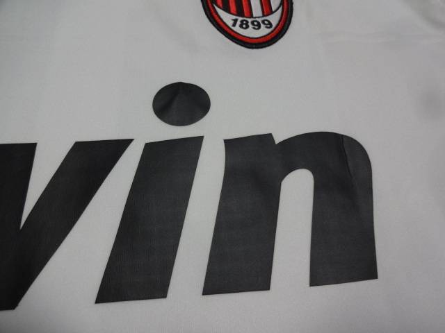 ACミラン 正規品 ユニフォーム シャツ 2008/2009 アウェイ XLサイズ 新品未使用品タグ付き #32 ベッカム_画像6