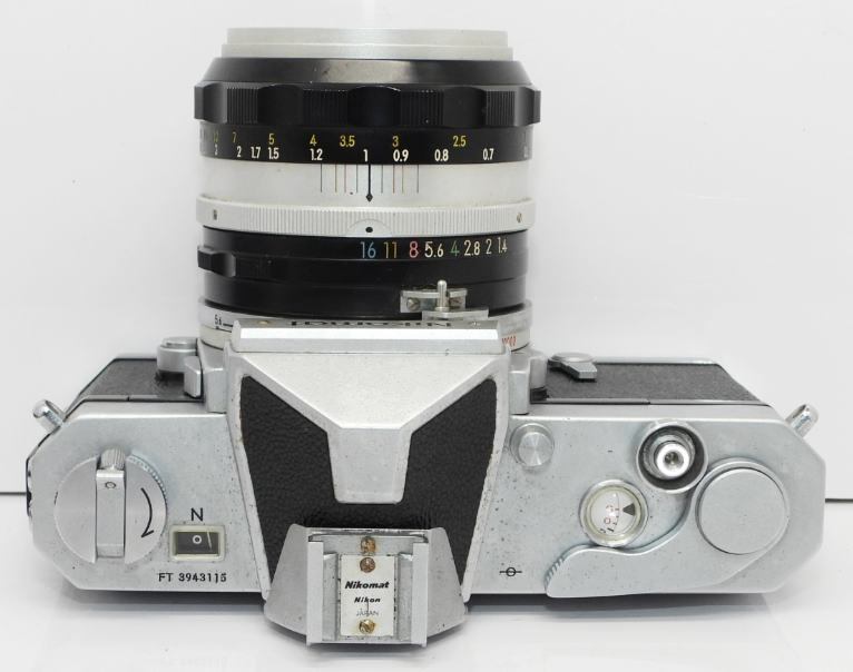 Nikon ニコン Nikomat ニコマート FTN レンズ NIKKOR-S Auto 50mm F1.4 一眼レフ フィルムカメラ 中古_画像5