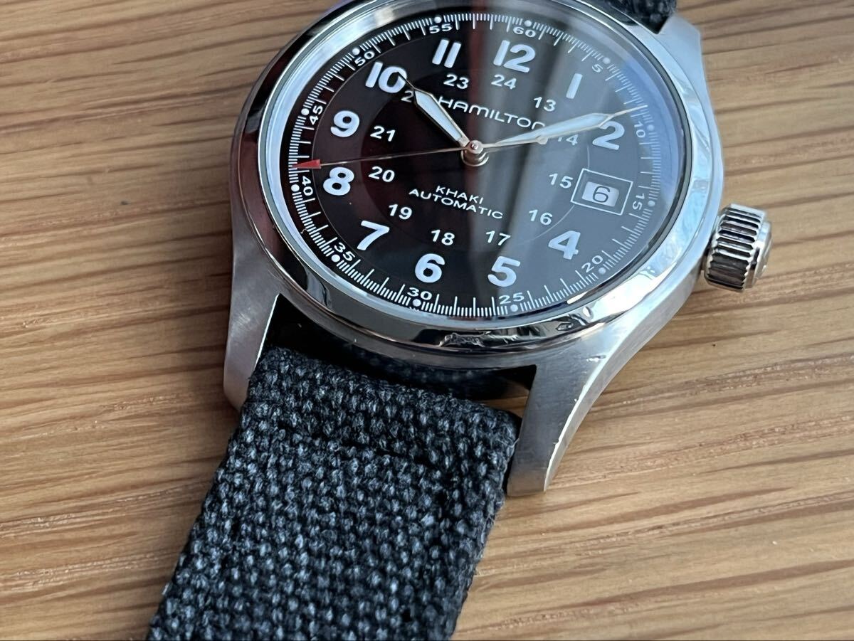 38mm ハミルトン　カーキ H704450 自動巻き腕時計_画像2