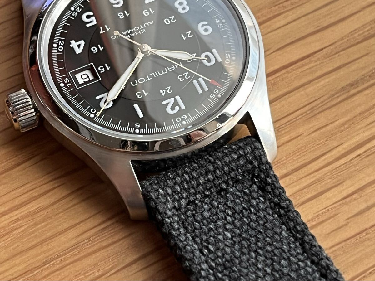 38mm ハミルトン　カーキ H704450 自動巻き腕時計_画像3