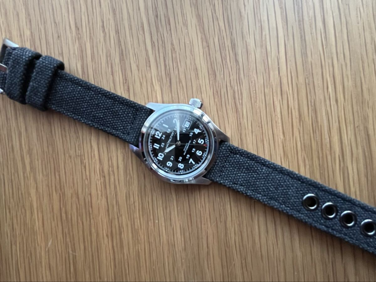 38mm ハミルトン　カーキ H704450 自動巻き腕時計_画像4