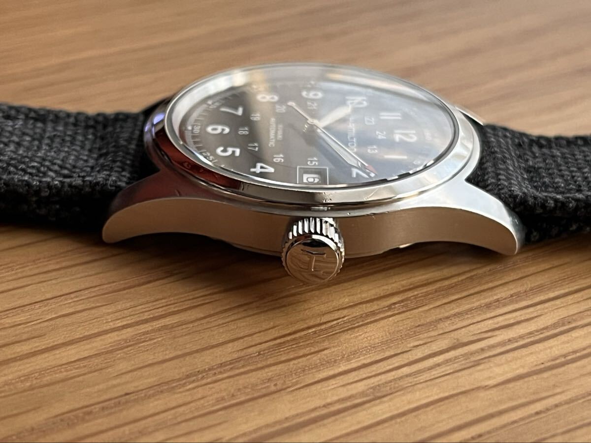 38mm ハミルトン　カーキ H704450 自動巻き腕時計_画像6