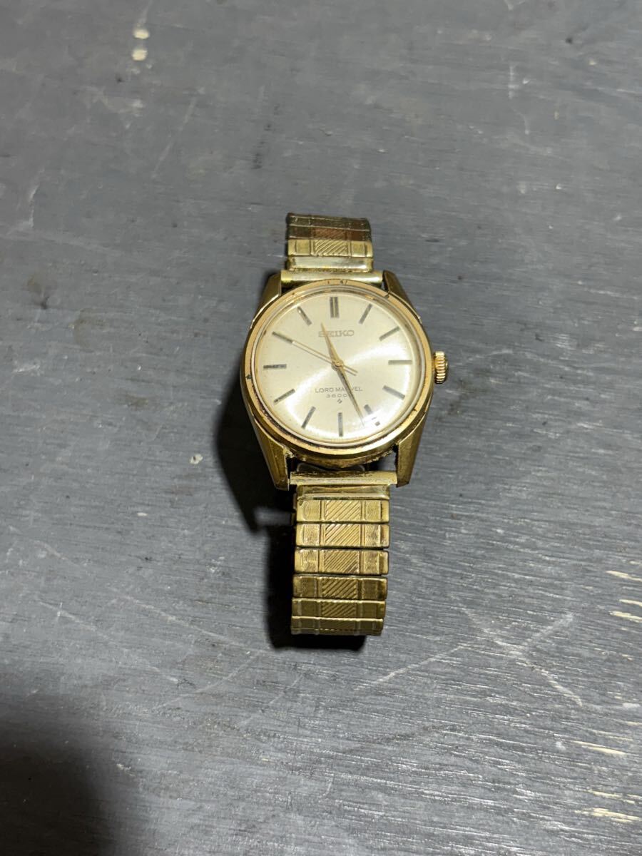 SEIKO LORD MARVEL 36000 セイコー ロードマーベル 5740-8000 手巻き 1960-1970年代 アンティーク メンズ腕時計 時計 ゴールド 動作未確認_画像1