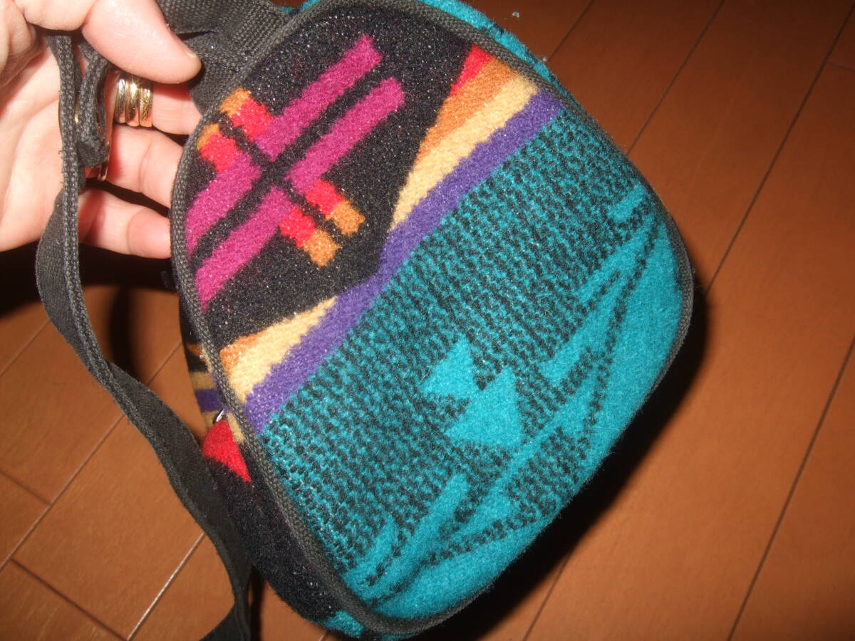 ユーズド送料込即決☆PENDLETON　ウール素材ミニポシェット☆_画像6