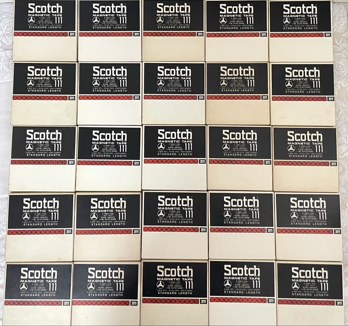 U190 Scotch Scotch MAGNETIC TAPE продажа комплектом 44 пункт 111-183 6.35mm×183m открытый катушка лента 