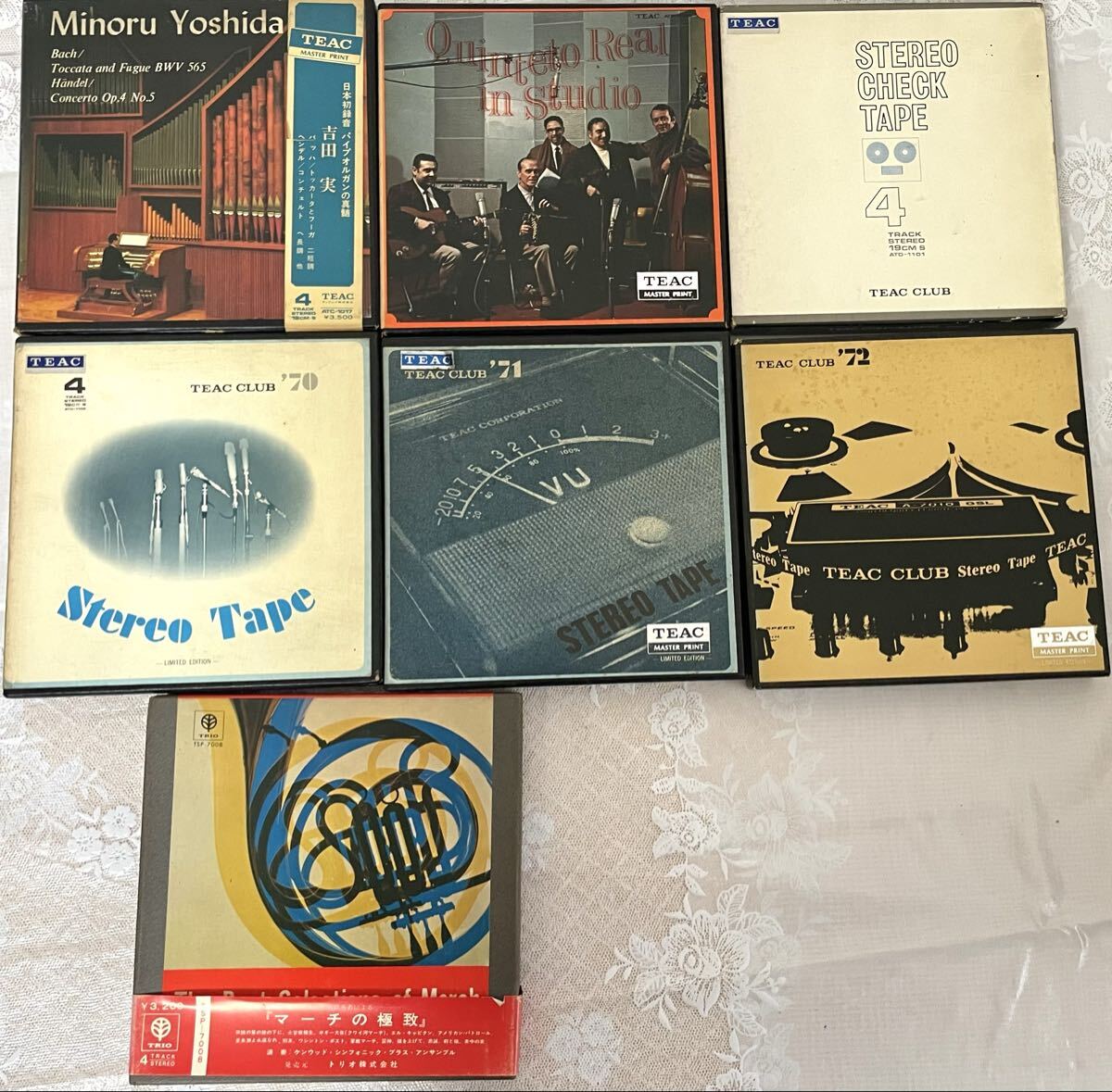 U195 TEAC Teac TEAC CLUB'70/71/72/TORIO Trio March. высшее . и т.п. итого 7 пункт STEREO TAPE открытый катушка лента 