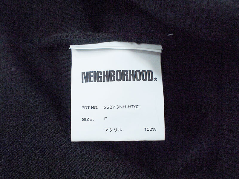美品 22AW NEIGHBORHOOD BEANIE MINI CAP AC ビーニー ニットキャップ ネイバーフッド F_画像3
