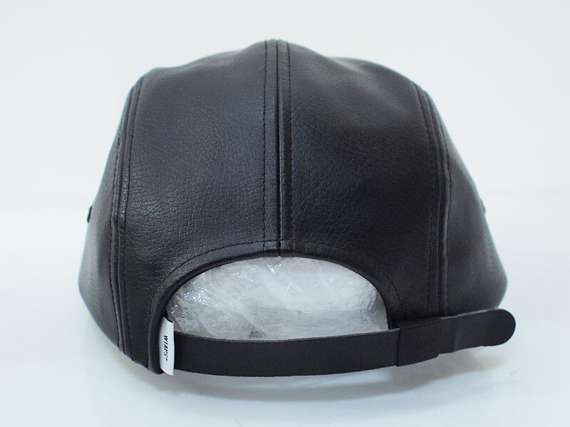 希少 美品 22AW WTAPS T-5 04 / CAP / SYNTHETIC SIGN シンセティックレザー キャップ ダブルタップス F_画像2