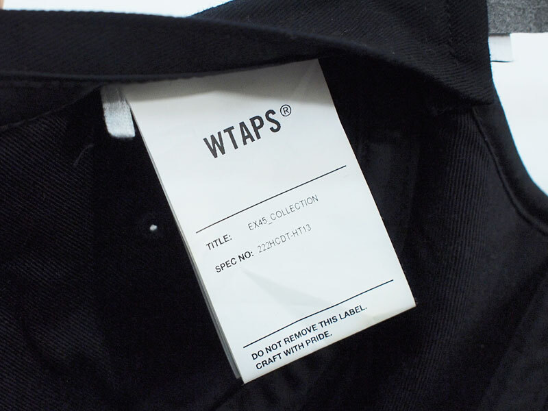 希少 美品 22AW WTAPS T-5 04 / CAP / SYNTHETIC SIGN シンセティックレザー キャップ ダブルタップス F_画像5