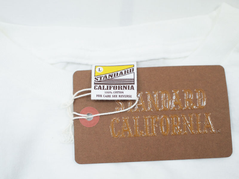 希少 新品 L STANDARD CALIFORNIA NATURAL CIRCLE 20周年 SD CHECKER POCKET T ポケット Tシャツ チェッカー スタンダードカリフォルニア_画像3