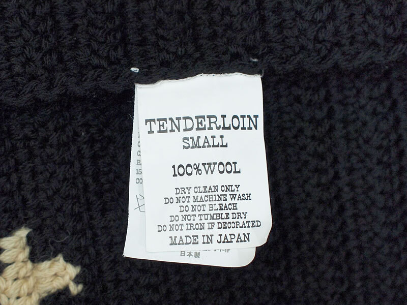 希少 極美品 TENDERLOIN 直営店限定 T-COWICHAN ネイティブ カウチン セーター S ニット ジャケット テンダーロイン 本店_画像4