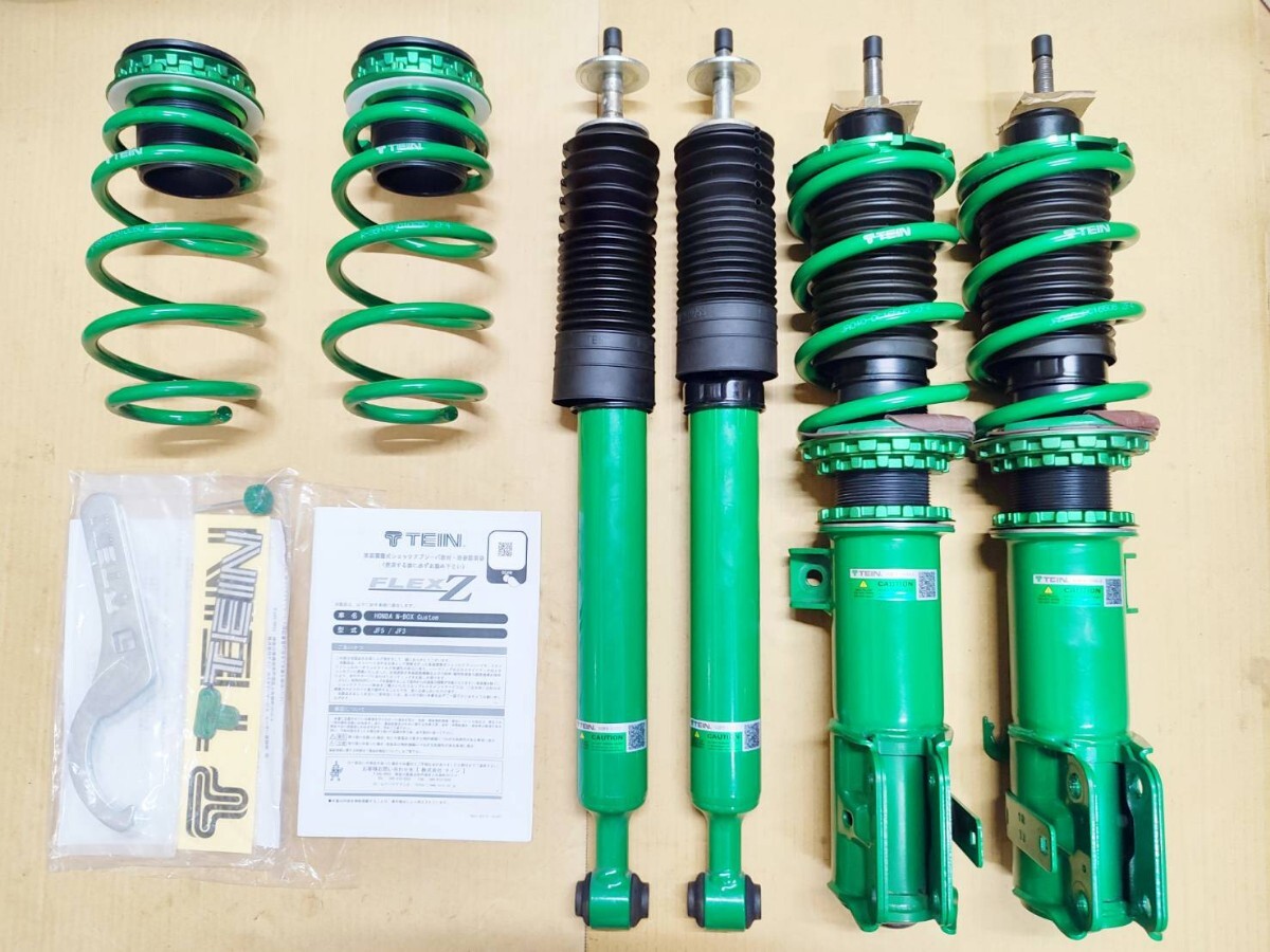 ■■最新モデル■■激低■■車高調　フルタップ　減衰調整式★TEIN FLEX Z★N-BOX JF3 JF5※※※JG3 N-ONE　JH3 N-WGN jf1 jf2 jf4_画像1
