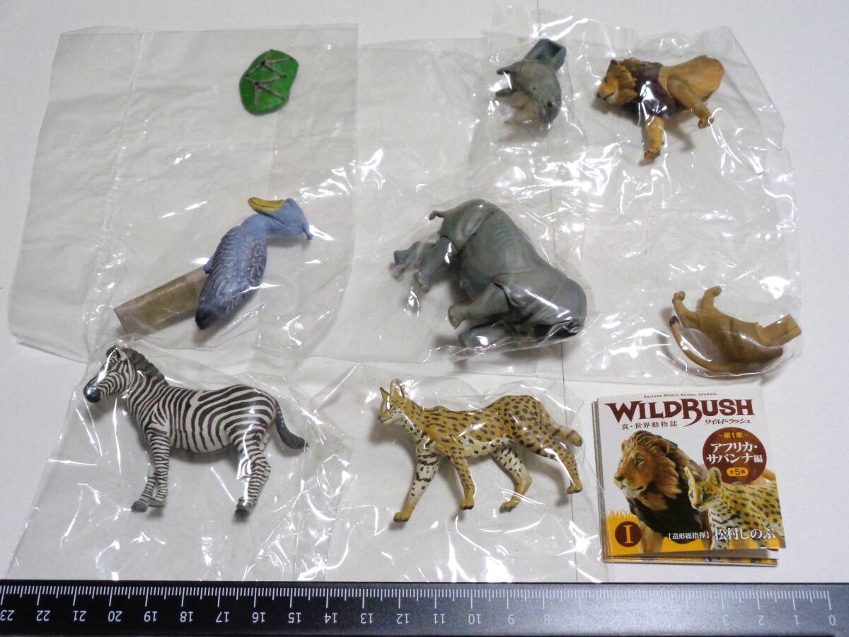 ワイルド・ラッシュ 第1章 全5種セット アフリカ・サバンナ編 真・世界動物誌 WILD RUSH ワイルドラッシュ 海洋堂 カプセルQ ガチャ_画像6