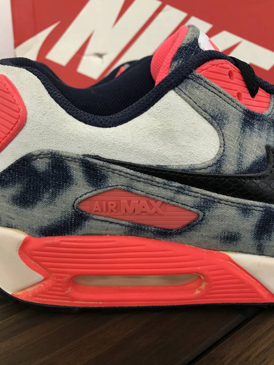 NIKE AIR MAX 90 DNM QS 28.5cm 700875 400 Nike air max Denim 