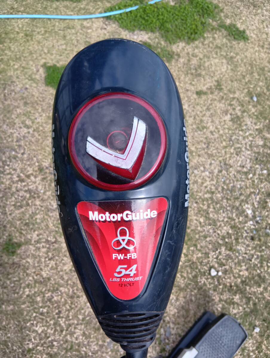 モーターガイド FW-FB 54LBS 12ボルト 5段階 サウザーFRPバウデッキ マウント レンタルボートセット！ 売り切り エレキ フットコン_画像3