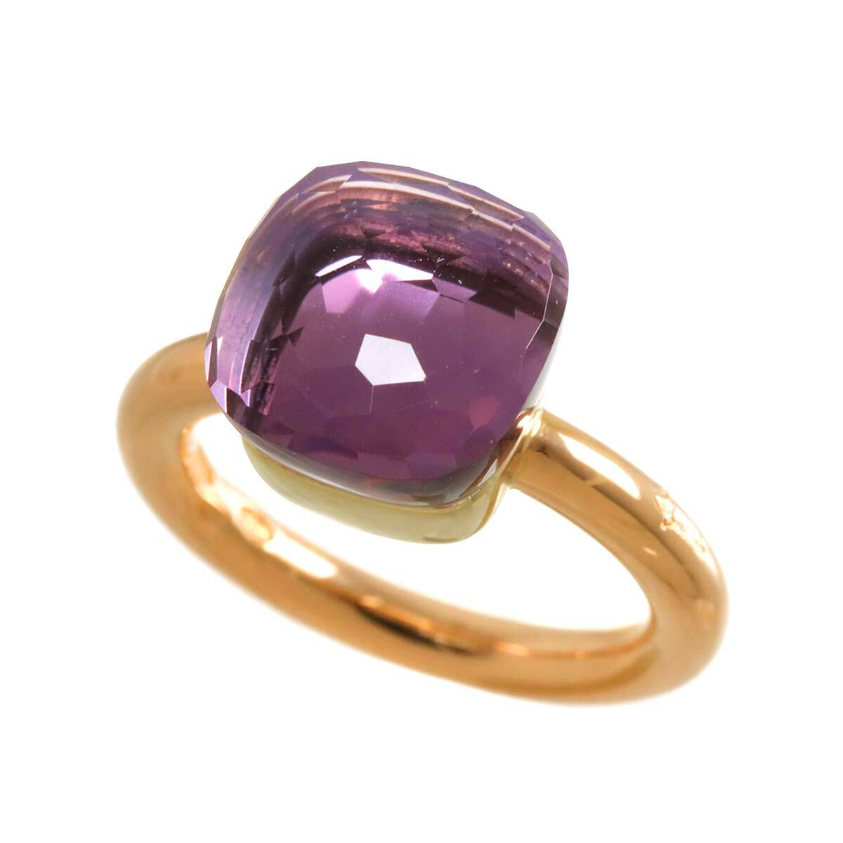 ポメラート Pomellato ヌード クラシック #48 リング アメジスト K18 PG WG ピンク ホワイトゴールド 750 指輪 Amethyst Ring 90299737_画像5