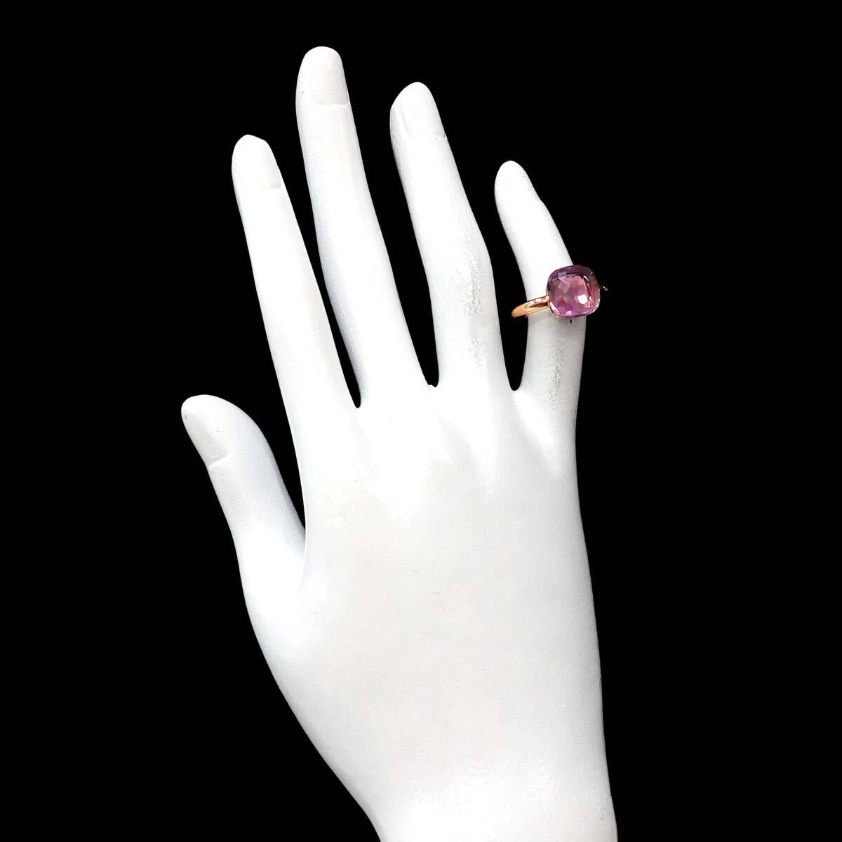 ポメラート Pomellato ヌード クラシック #48 リング アメジスト K18 PG WG ピンク ホワイトゴールド 750 指輪 Amethyst Ring 90299737_画像7