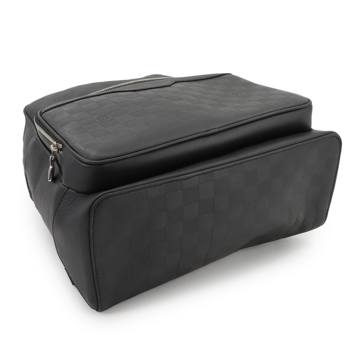 美品 ルイ ヴィトン LOUIS VUITTON ダミエ アンフィニ キャンパス バックパック リュックサック オニキス N40094 RFID 90296797_画像4