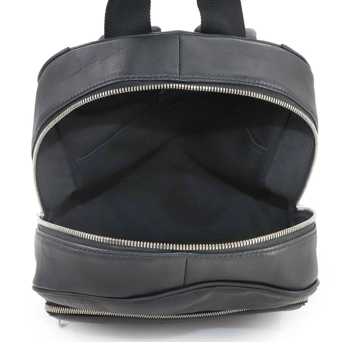 美品 ルイ ヴィトン LOUIS VUITTON ダミエ アンフィニ キャンパス バックパック リュックサック オニキス N40094 RFID 90296797_画像5